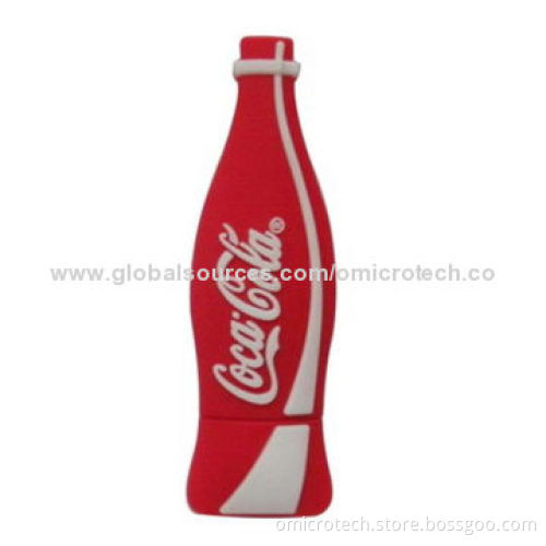8GB Cartoon Bottle USB Flash Drive with High-speed, Password Protection and Boot Function